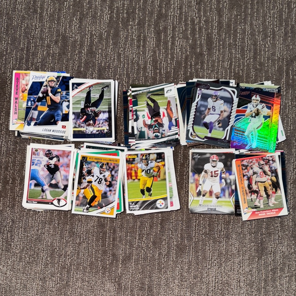 Approximately 500 Football Cards